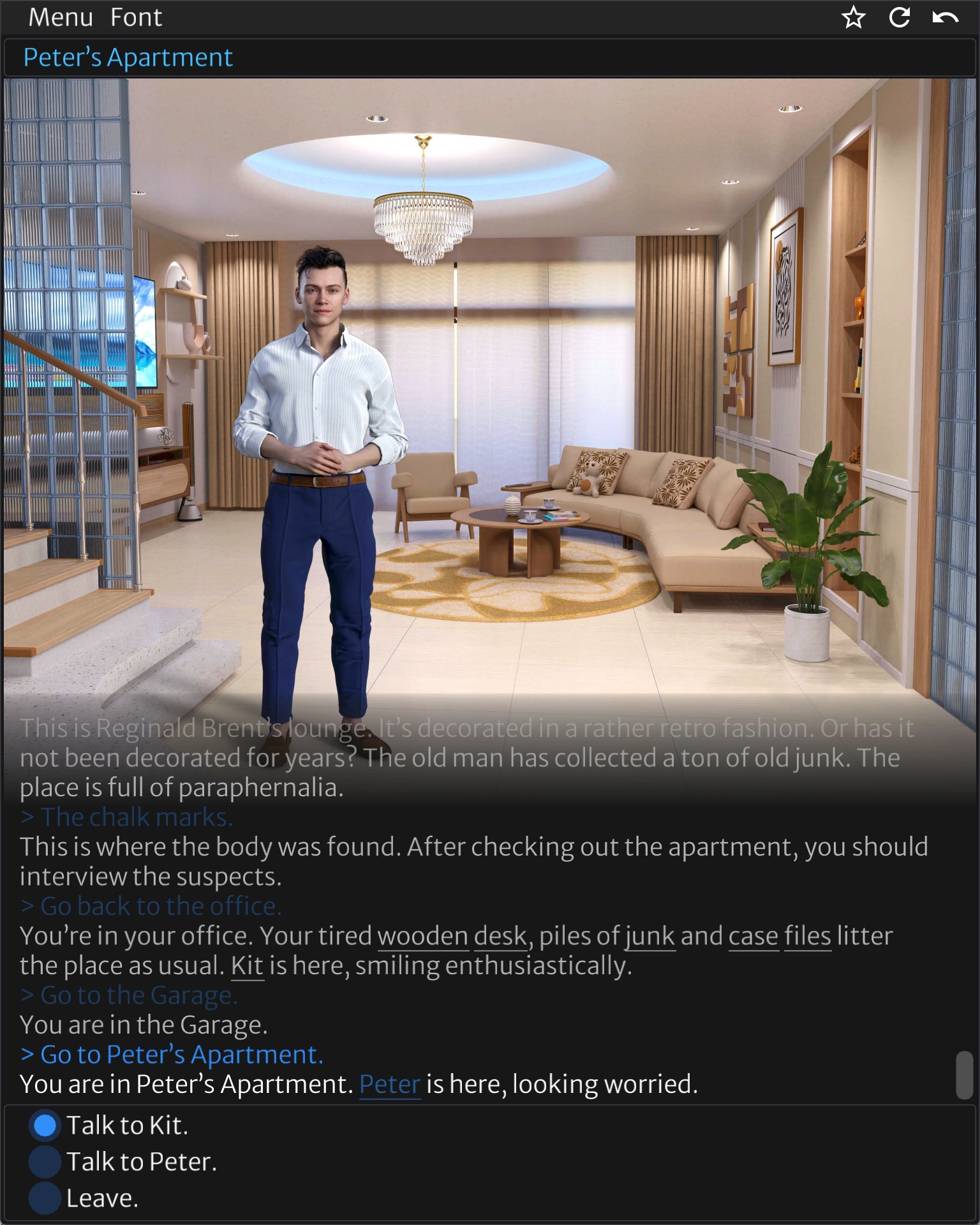 Neon Horizon dialogue