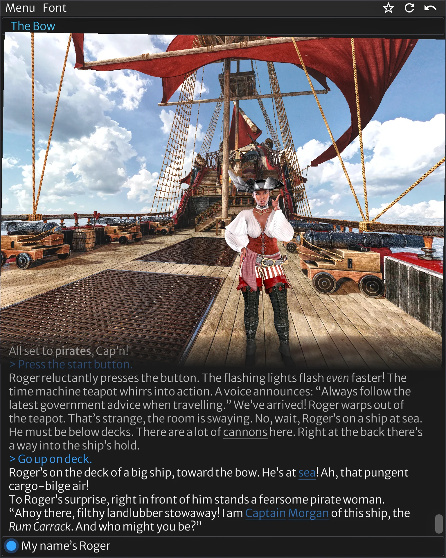 Neon Horizon dialogue